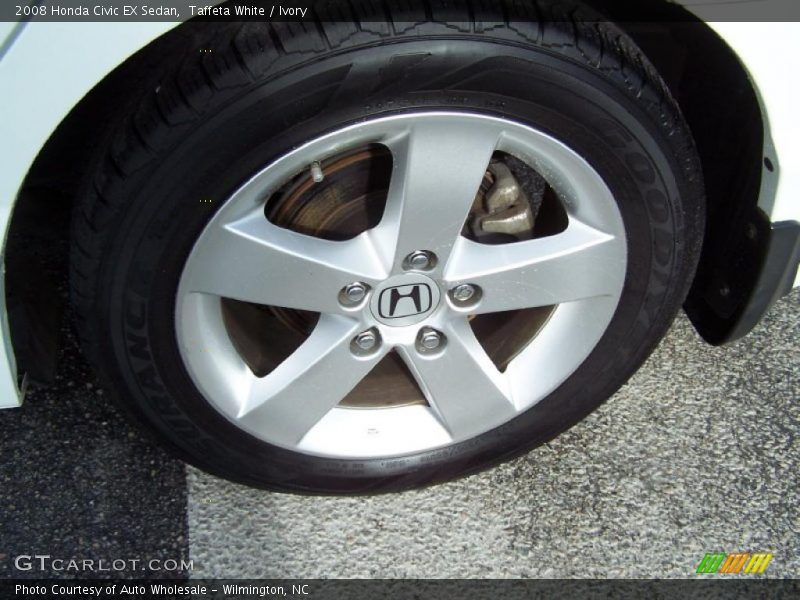 Taffeta White / Ivory 2008 Honda Civic EX Sedan
