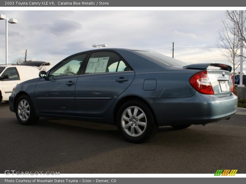 Catalina Blue Metallic / Stone 2003 Toyota Camry XLE V6