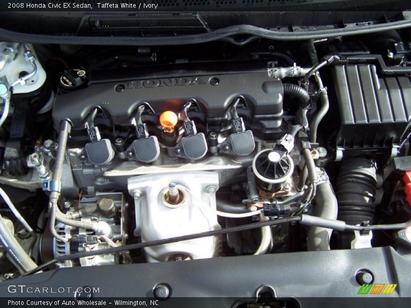 Taffeta White / Ivory 2008 Honda Civic EX Sedan