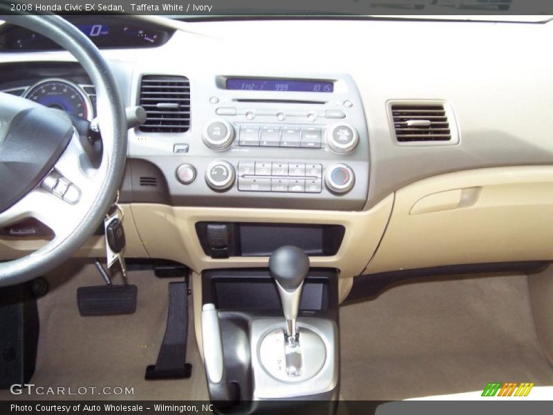 Taffeta White / Ivory 2008 Honda Civic EX Sedan
