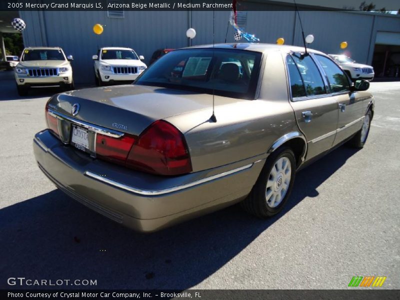 Arizona Beige Metallic / Medium Parchment 2005 Mercury Grand Marquis LS