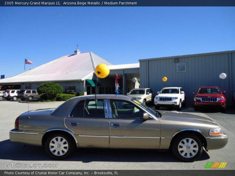 Arizona Beige Metallic / Medium Parchment 2005 Mercury Grand Marquis LS