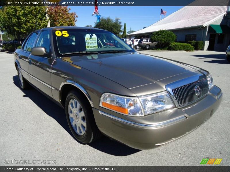 Arizona Beige Metallic / Medium Parchment 2005 Mercury Grand Marquis LS