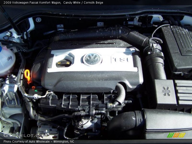 Candy White / Cornsilk Beige 2009 Volkswagen Passat Komfort Wagon