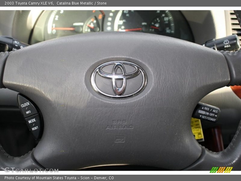 Catalina Blue Metallic / Stone 2003 Toyota Camry XLE V6