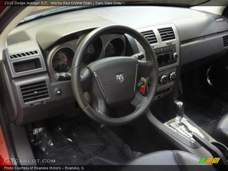 Inferno Red Crystal Pearl / Dark Slate Gray 2010 Dodge Avenger R/T
