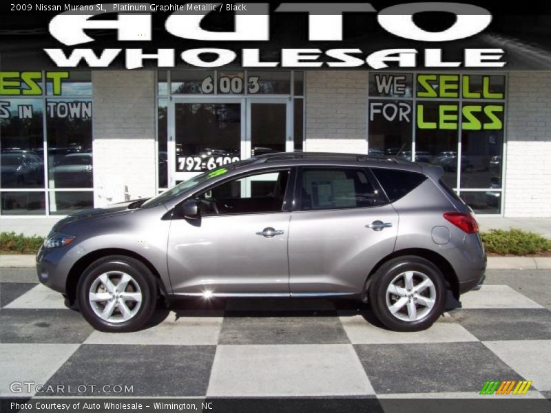 Platinum Graphite Metallic / Black 2009 Nissan Murano SL