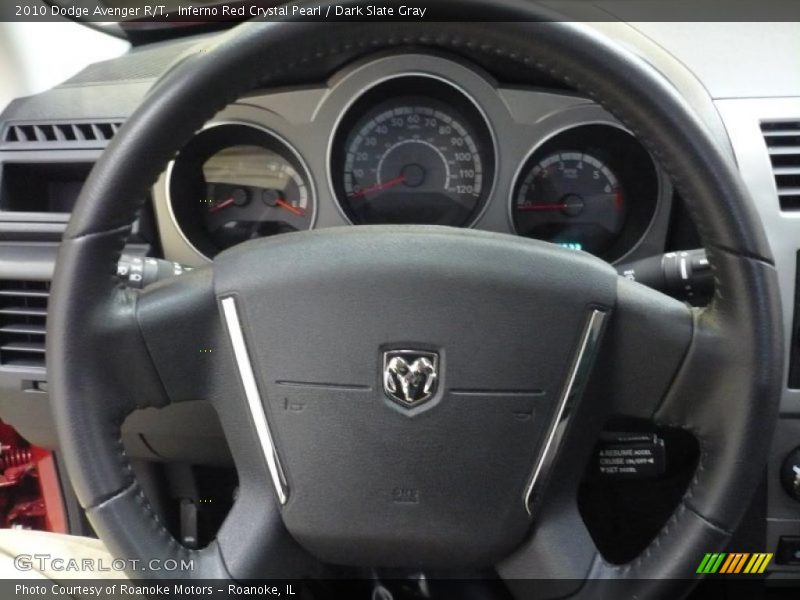 Inferno Red Crystal Pearl / Dark Slate Gray 2010 Dodge Avenger R/T