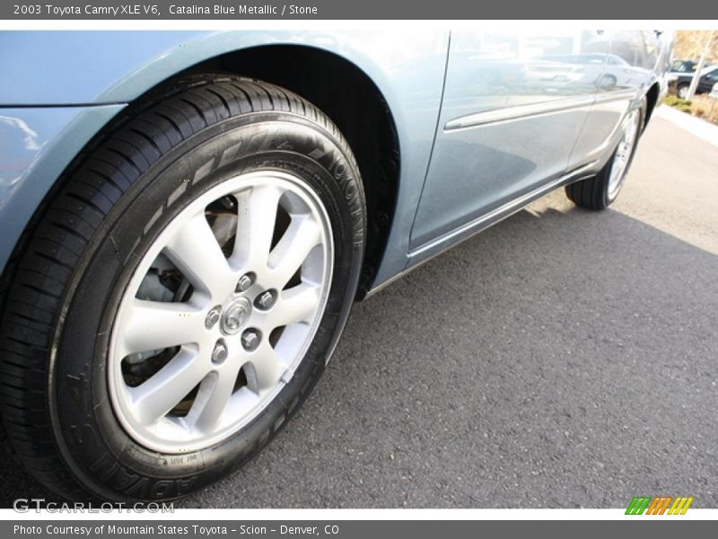 Catalina Blue Metallic / Stone 2003 Toyota Camry XLE V6