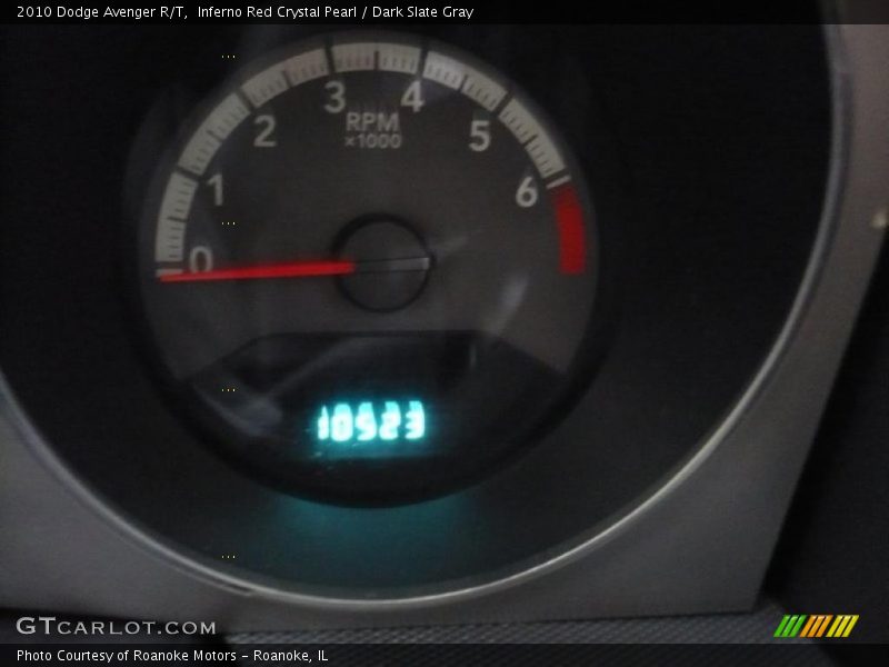 Inferno Red Crystal Pearl / Dark Slate Gray 2010 Dodge Avenger R/T