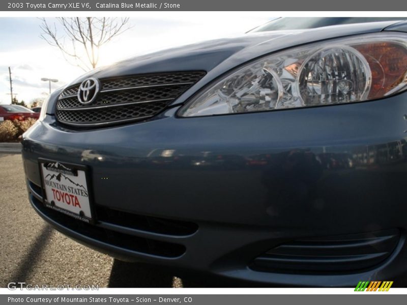 Catalina Blue Metallic / Stone 2003 Toyota Camry XLE V6