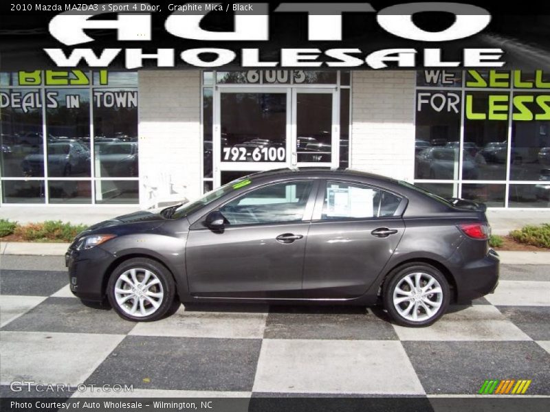 Graphite Mica / Black 2010 Mazda MAZDA3 s Sport 4 Door