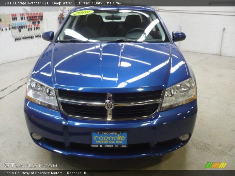 Deep Water Blue Pearl / Dark Slate Gray 2010 Dodge Avenger R/T