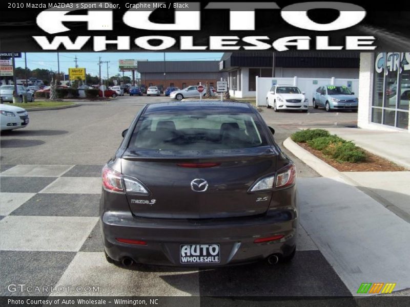 Graphite Mica / Black 2010 Mazda MAZDA3 s Sport 4 Door