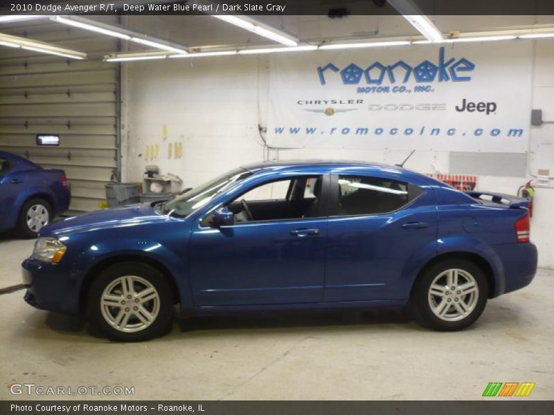 Deep Water Blue Pearl / Dark Slate Gray 2010 Dodge Avenger R/T