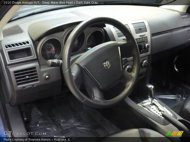 Deep Water Blue Pearl / Dark Slate Gray 2010 Dodge Avenger R/T