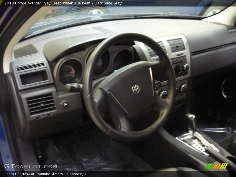 Deep Water Blue Pearl / Dark Slate Gray 2010 Dodge Avenger R/T