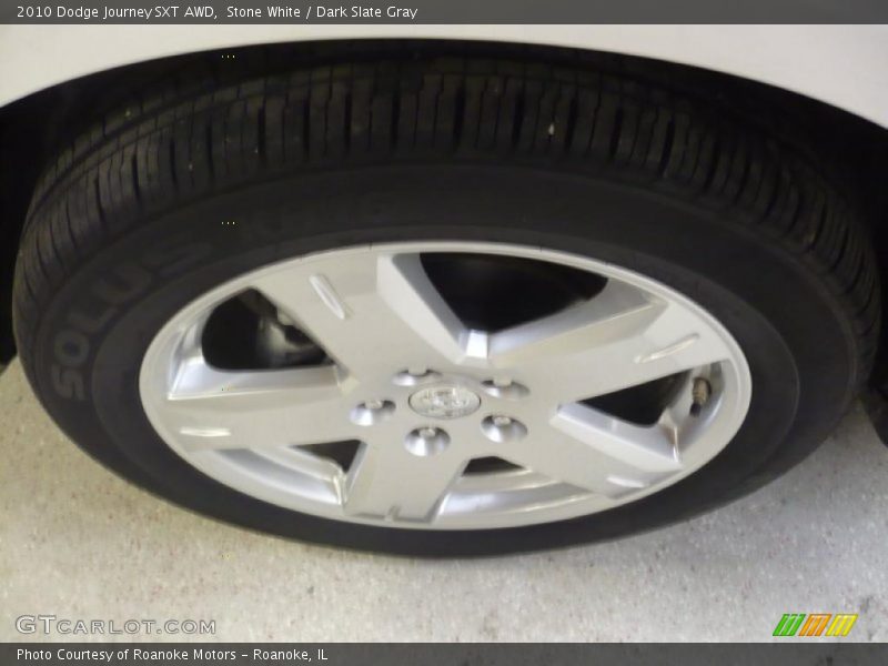 Stone White / Dark Slate Gray 2010 Dodge Journey SXT AWD
