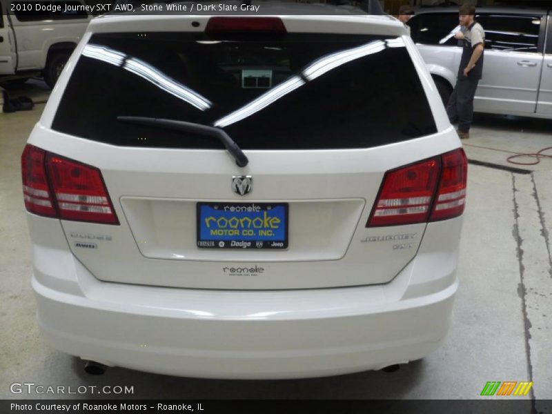 Stone White / Dark Slate Gray 2010 Dodge Journey SXT AWD