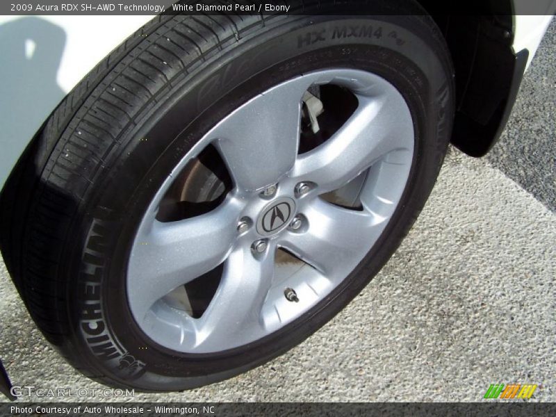 White Diamond Pearl / Ebony 2009 Acura RDX SH-AWD Technology