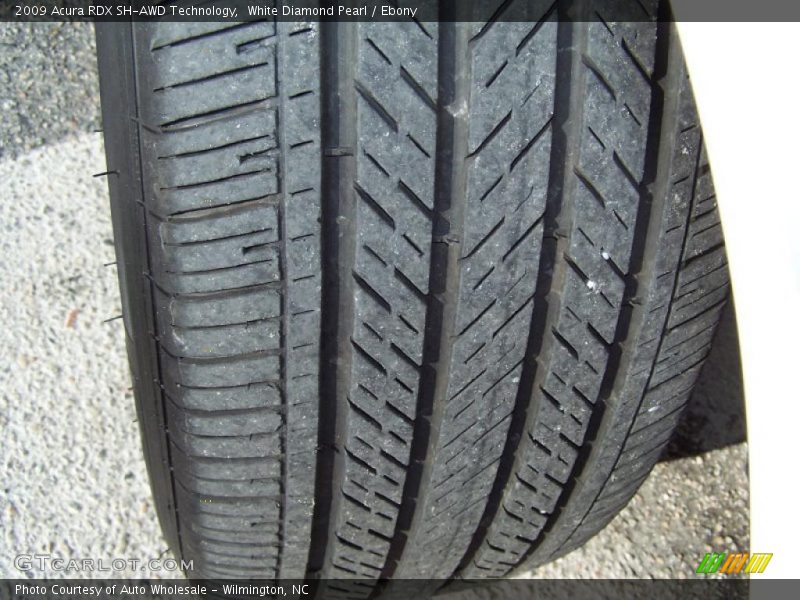 White Diamond Pearl / Ebony 2009 Acura RDX SH-AWD Technology