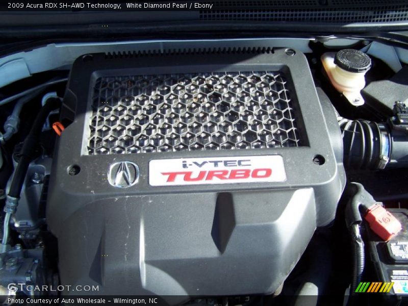 White Diamond Pearl / Ebony 2009 Acura RDX SH-AWD Technology