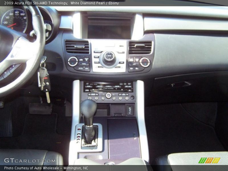 White Diamond Pearl / Ebony 2009 Acura RDX SH-AWD Technology