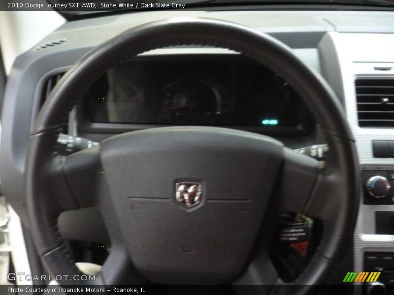 Stone White / Dark Slate Gray 2010 Dodge Journey SXT AWD