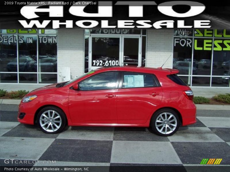 Radiant Red / Dark Charcoal 2009 Toyota Matrix XRS