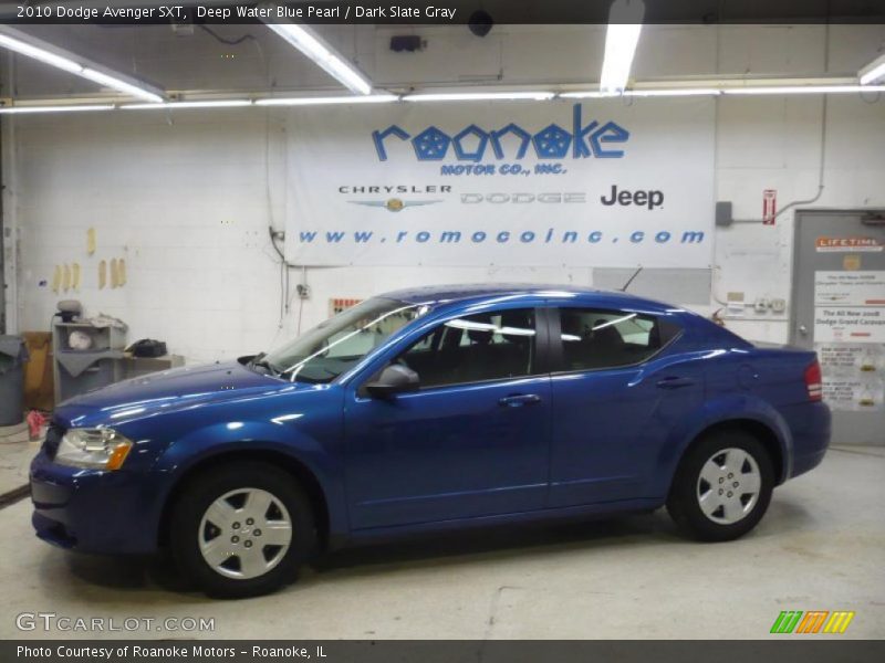 Deep Water Blue Pearl / Dark Slate Gray 2010 Dodge Avenger SXT