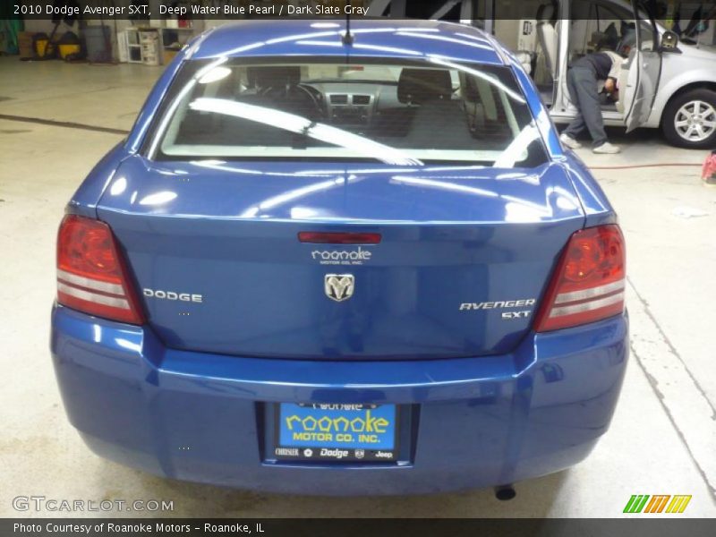 Deep Water Blue Pearl / Dark Slate Gray 2010 Dodge Avenger SXT