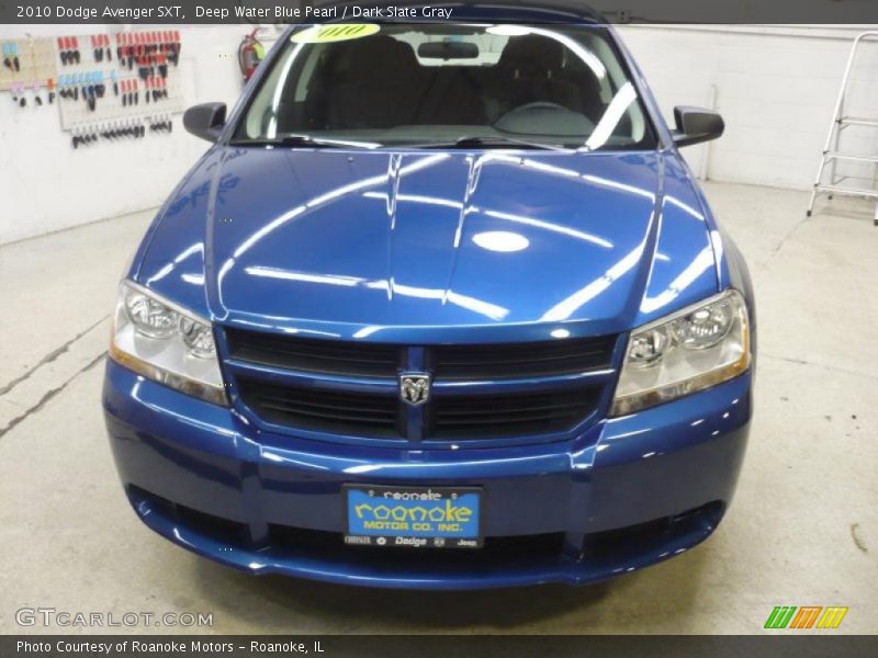 Deep Water Blue Pearl / Dark Slate Gray 2010 Dodge Avenger SXT