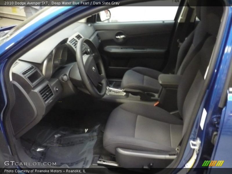 Deep Water Blue Pearl / Dark Slate Gray 2010 Dodge Avenger SXT