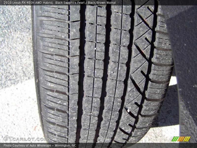 Black Sapphire Pearl / Black/Brown Walnut 2010 Lexus RX 450h AWD Hybrid