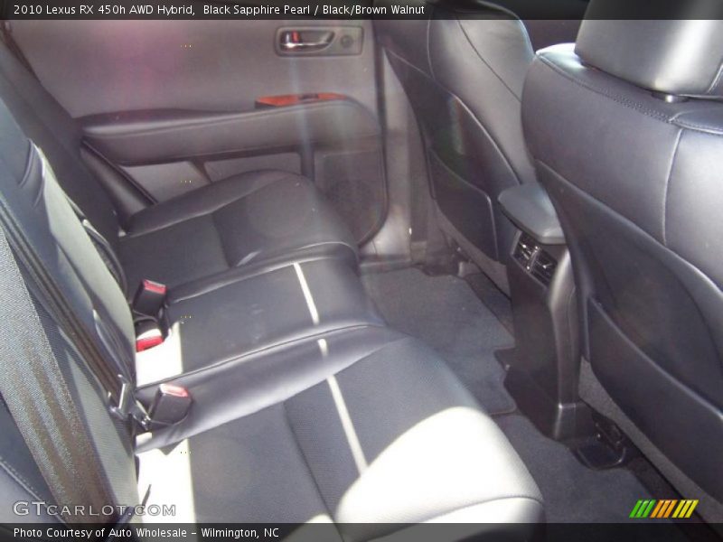 Black Sapphire Pearl / Black/Brown Walnut 2010 Lexus RX 450h AWD Hybrid