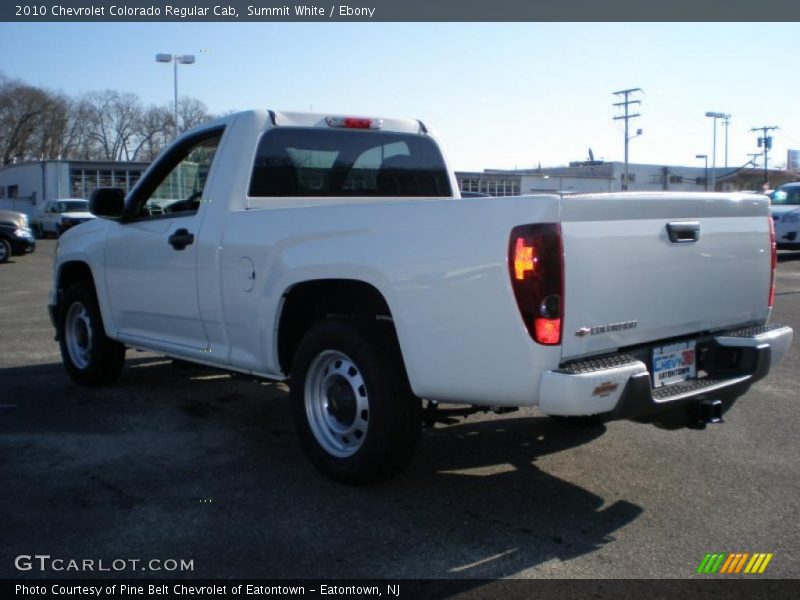Summit White / Ebony 2010 Chevrolet Colorado Regular Cab