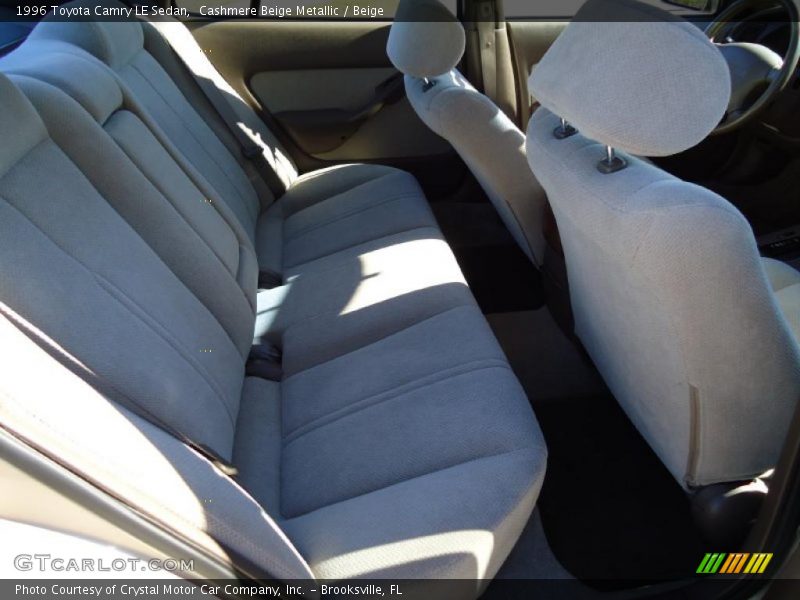 Cashmere Beige Metallic / Beige 1996 Toyota Camry LE Sedan