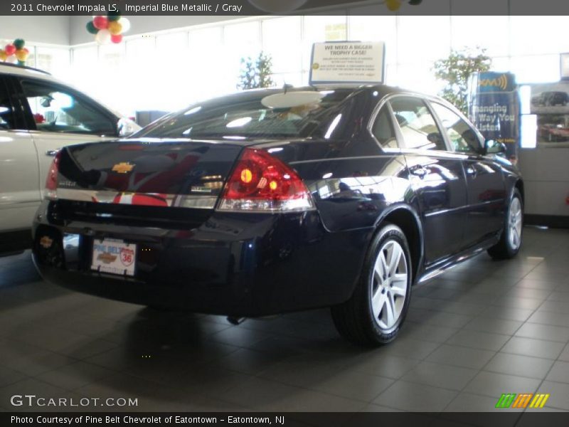 Imperial Blue Metallic / Gray 2011 Chevrolet Impala LS