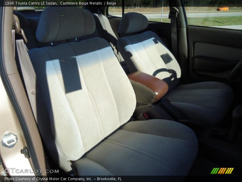 Cashmere Beige Metallic / Beige 1996 Toyota Camry LE Sedan