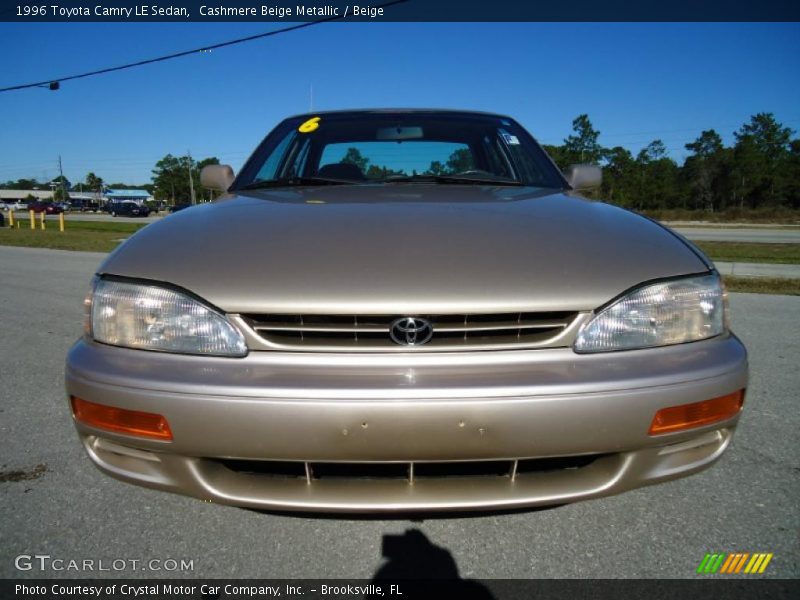 Cashmere Beige Metallic / Beige 1996 Toyota Camry LE Sedan