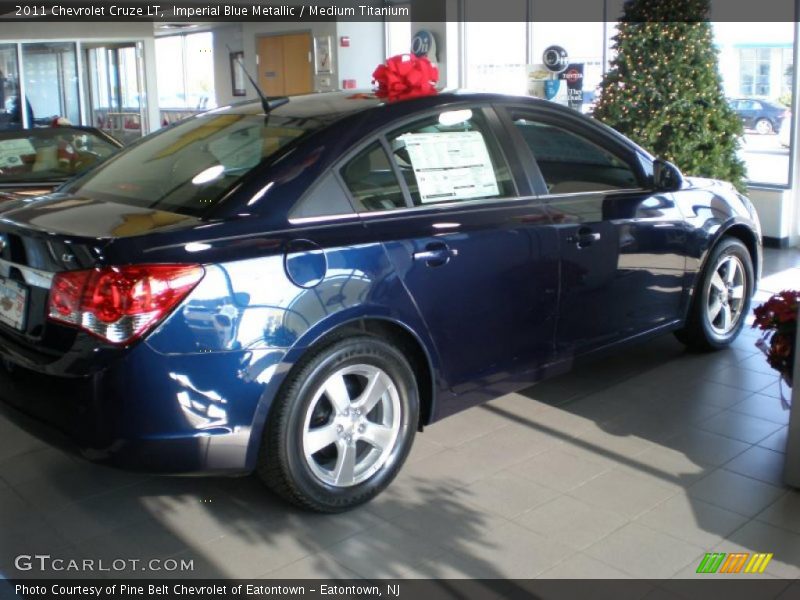 Imperial Blue Metallic / Medium Titanium 2011 Chevrolet Cruze LT