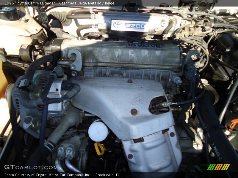Cashmere Beige Metallic / Beige 1996 Toyota Camry LE Sedan
