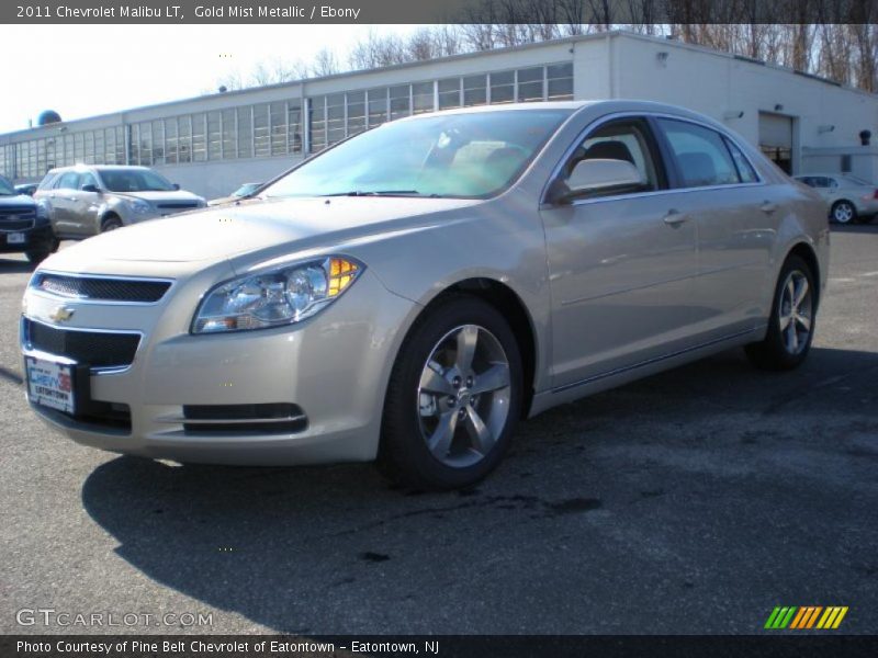 Gold Mist Metallic / Ebony 2011 Chevrolet Malibu LT
