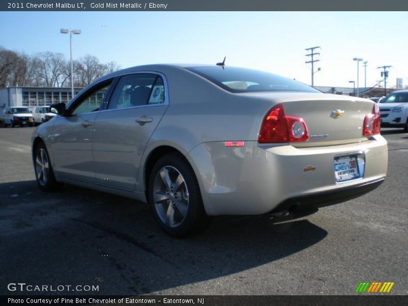 Gold Mist Metallic / Ebony 2011 Chevrolet Malibu LT