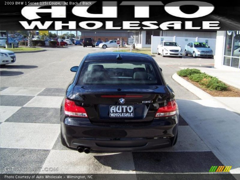 Jet Black / Black 2009 BMW 1 Series 135i Coupe