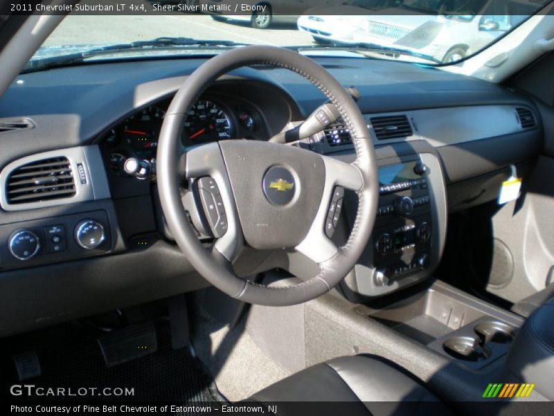 Sheer Silver Metallic / Ebony 2011 Chevrolet Suburban LT 4x4