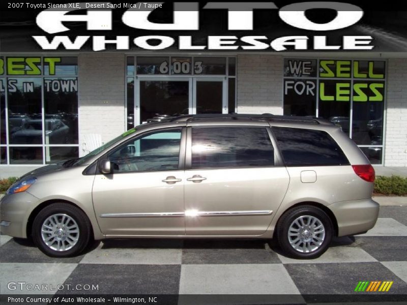 Desert Sand Mica / Taupe 2007 Toyota Sienna XLE