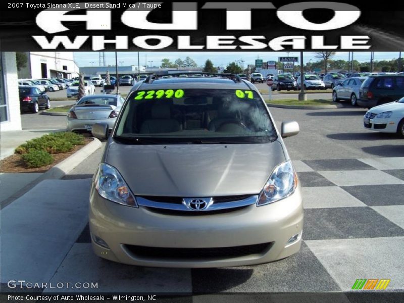 Desert Sand Mica / Taupe 2007 Toyota Sienna XLE