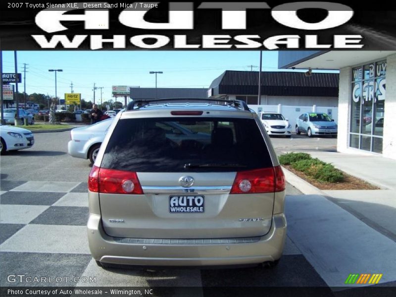 Desert Sand Mica / Taupe 2007 Toyota Sienna XLE