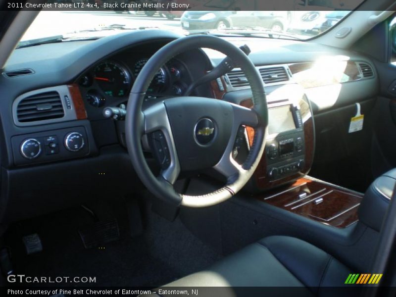 Black Granite Metallic / Ebony 2011 Chevrolet Tahoe LTZ 4x4